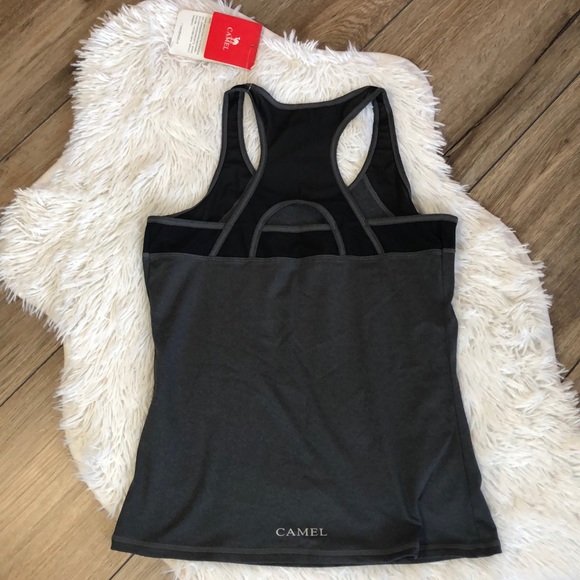 NWT Camel Yoga Compression Racerback Top - Picture 3 of 9